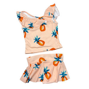 NWOT HANNA ANDERSSON 18-24 Months Girl's Sunblock Petal Pink Skirted Tan…